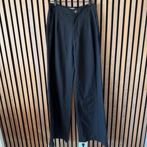 Reformation Women’s Size 2 Wool Black Trouser Pants